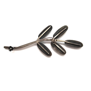 Serpentine Sprig Brooch-Pins-Liz Clark-Pistachios