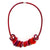 Shades of Red, Pink, and Orange Ring Necklace-Necklaces-Gilly Langton-Pistachios