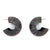 Sharon Massey - "Green Gold and Rose Gold Chunky Hoops"-Earrings-Earrings Galore-Pistachios
