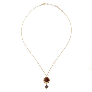 Shell Droplet Necklace-Necklaces-Anna Bankuti-Pistachios