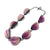 Shorter Purple Japanese Paper Necklace-Necklaces-Naoko Yoshizawa-Pistachios