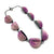 Shorter Purple Japanese Paper Necklace-Necklaces-Naoko Yoshizawa-Pistachios