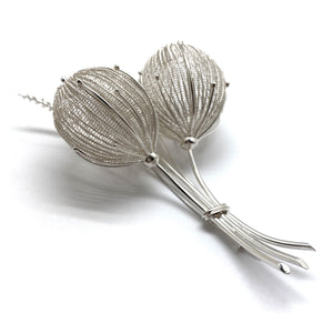 Silver Bouquet Brooch-Pins-Sowon Joo-Pistachios
