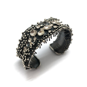 Silver Bubble Cuff-Bracelets-So Young Park-Pistachios