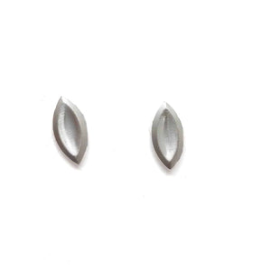 Silver Cat-Eye Studs-Earrings-Bernd Wolf-Pistachios