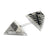 Silver Double Triangle Brooch-Pins-Jennifer Merchant-Pistachios
