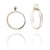 Silver Flat Ripple Earrings - Large-Earrings-Heather Guidero-Pistachios