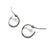 Silver Flip Earrings-Earrings-Theodora Daraklitsa-Pistachios