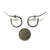 Silver Flip Earrings-Earrings-Theodora Daraklitsa-Pistachios