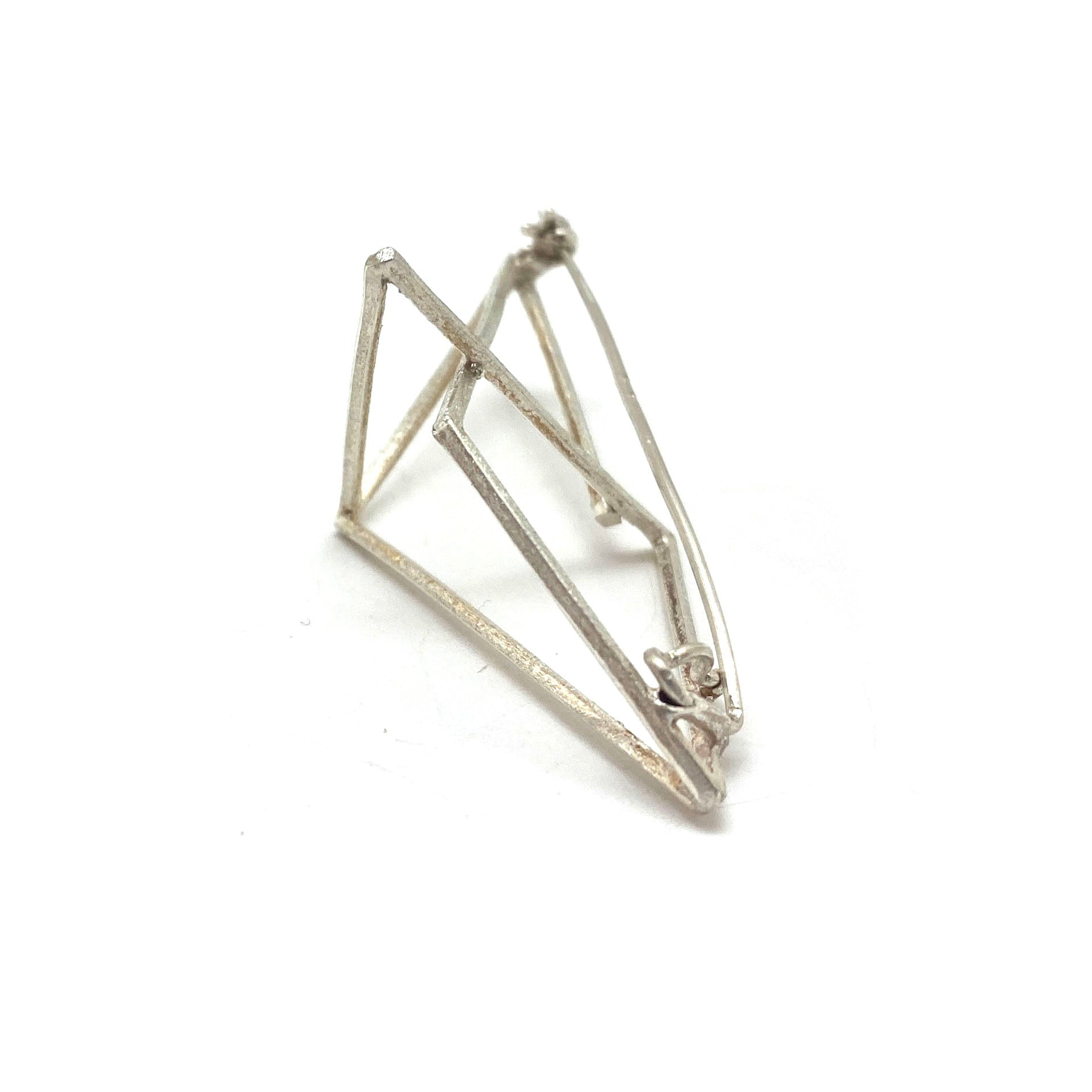 Geometric brooch on sale