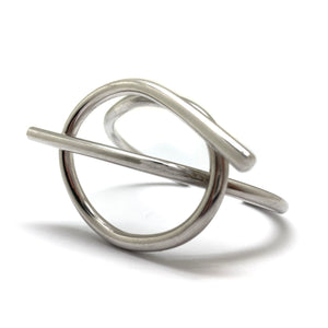 Silver Knot Cuff