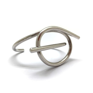 Silver Knot Cuff