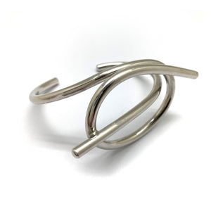 Silver Knot Cuff