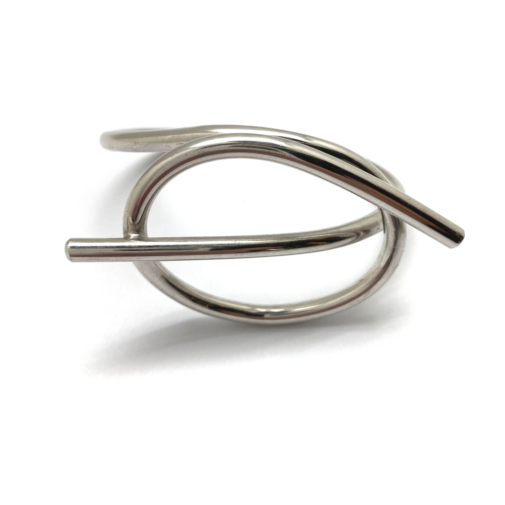 Silver Knot Cuff-Bracelets-Theodora Daraklitsa-Pistachios