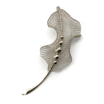 Silver Leaf Pin