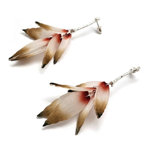 Silver Leaves of Dusk Earrings-Earrings-YeJin Choi-Pistachios