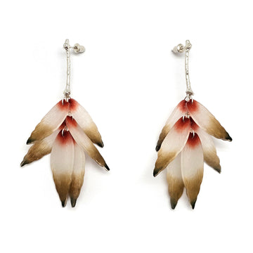 Silver Leaves of Dusk Earrings