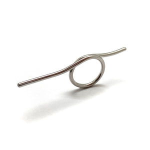 Silver Linear Ring-Rings-Theodora Daraklitsa-Pistachios