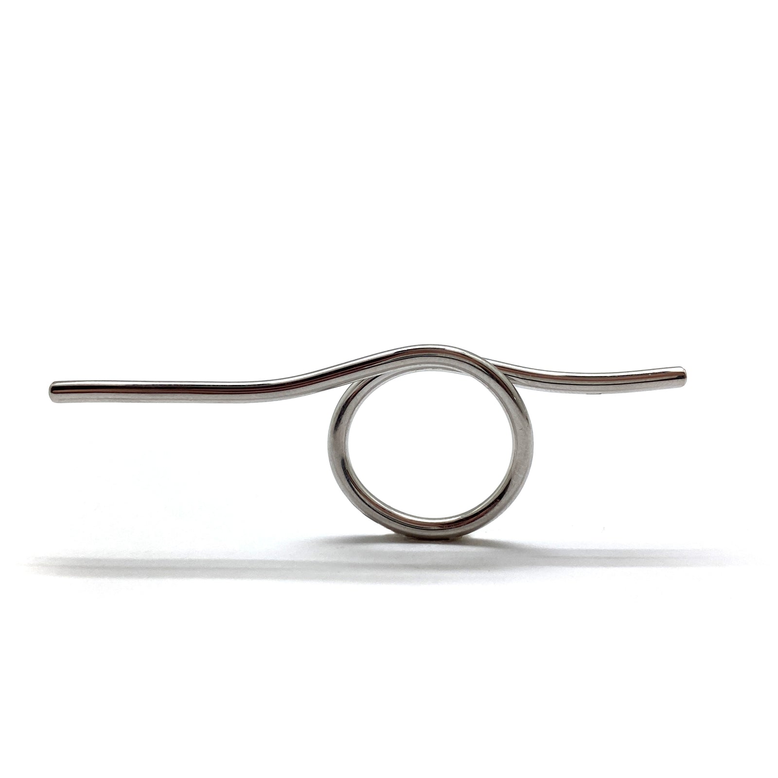 Silver Linear Ring-Rings-Theodora Daraklitsa-Pistachios