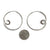 Silver Loop Earrings-Earrings-Claudia Vallejo-Pistachios