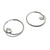 Silver Loop Earrings-Earrings-Claudia Vallejo-Pistachios