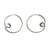 Silver Loop Earrings-Earrings-Claudia Vallejo-Pistachios