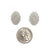 Silver Oval Earrings-Earrings-Ryungjae Jung-Pistachios