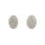 Silver Oval Earrings-Earrings-Ryungjae Jung-Pistachios