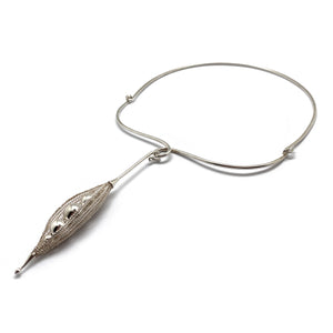 Silver Pod Collar-Necklaces-Sowon Joo-Pistachios