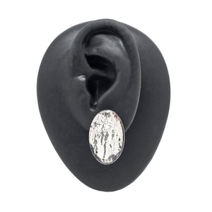 Silver Reflection Studs-Earrings-Yookyung Song-Pistachios