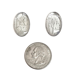 Silver Reflection Studs-Earrings-Yookyung Song-Pistachios