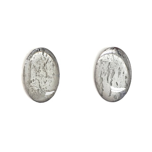 Silver Reflection Studs-Earrings-Yookyung Song-Pistachios