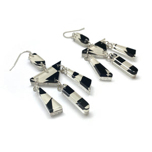 Silver Reversible Chandelier Earrings-Earrings-Jennifer Merchant-Pistachios
