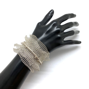 Silver Rough Diamond Bracelet-Bracelets-Sowon Joo-Pistachios