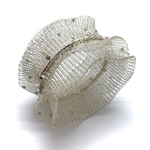 Silver Rough Diamond Bracelet-Bracelets-Sowon Joo-Pistachios