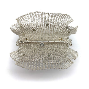 Silver Rough Diamond Bracelet-Bracelets-Sowon Joo-Pistachios