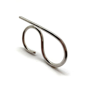 Silver S Ring-Rings-Theodora Daraklitsa-Pistachios