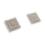 Silver Square Earrings-Earrings-Ryungjae Jung-Pistachios