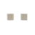 Silver Square Earrings-Earrings-Ryungjae Jung-Pistachios