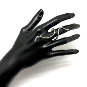 Silver Swirl Ring-Rings-Theodora Daraklitsa-Pistachios