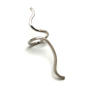 Silver Swirl Ring-Rings-Theodora Daraklitsa-Pistachios