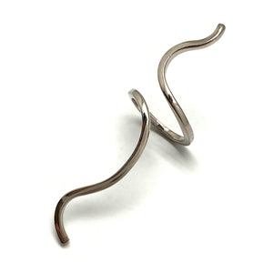 Silver Swirl Ring-Rings-Theodora Daraklitsa-Pistachios