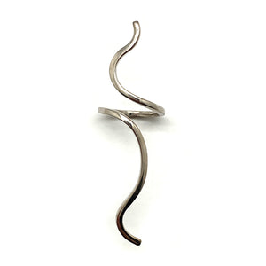 Silver Swirl Ring-Rings-Theodora Daraklitsa-Pistachios