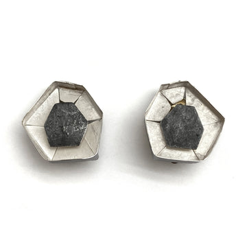 Silver and Black Clip Ons