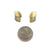 Silver and Gold Petal Studs-Earrings-Judith Neugebauer-Pistachios