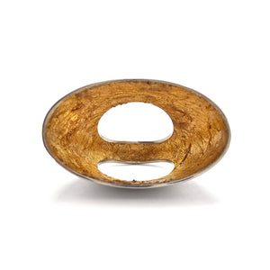 Silver and Inner Gold Ring