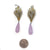 Silver and Periwinkle Aluminum Earrings-Earrings-Eunseok Han-Pistachios