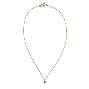 Single Diamond Necklace - Pistachios