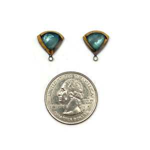 Sky Blue Kyanite and Diamond Studs-Earrings-Austin Titus-Pistachios