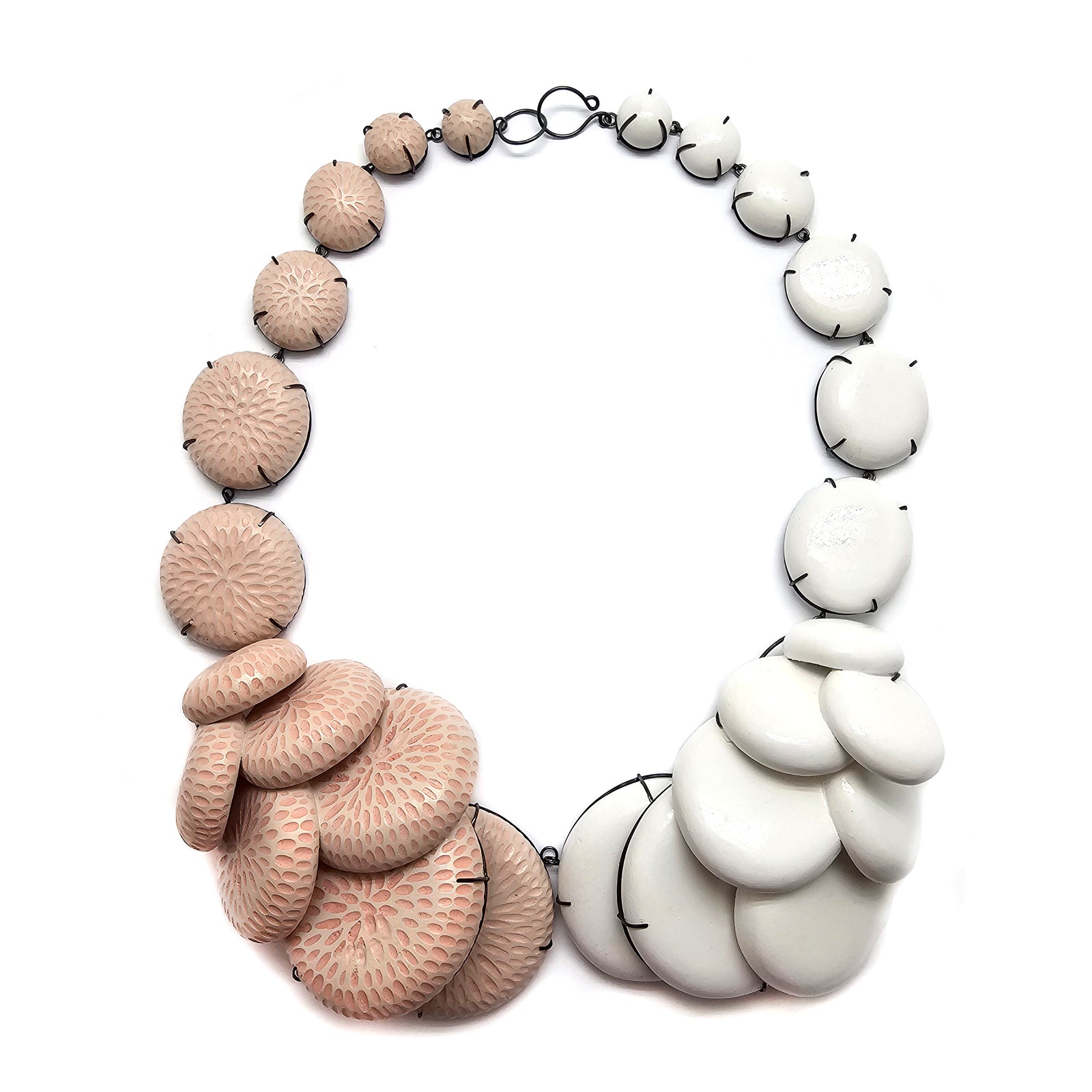Slowly Statement Necklace-Necklaces-Hee Ang Kim-Pistachios